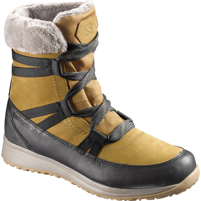 Salomon HEIKA LTR CS WP Botas De Invierno Hombre - Marrones / Negras - Colombia (65482-BLOX)